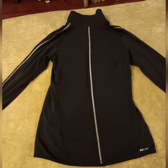NIKE  ZIP UP DRI FIT JACKET BLACK SIZE XS - Picture 1 of 6
